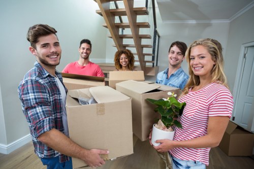 Man and van service helping with a local move in Coombe