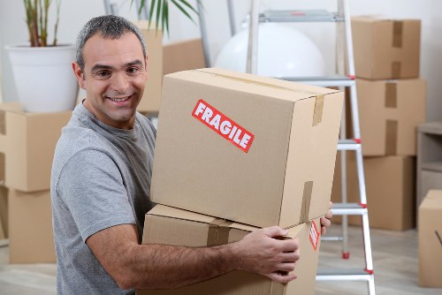 Customer accessing a self storage unit at Coombe Storage