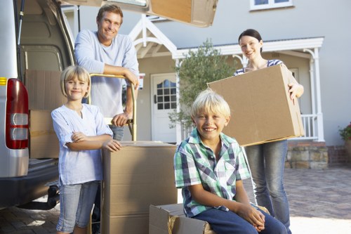 Planning a local removal move in Coombe with boxes and furniture