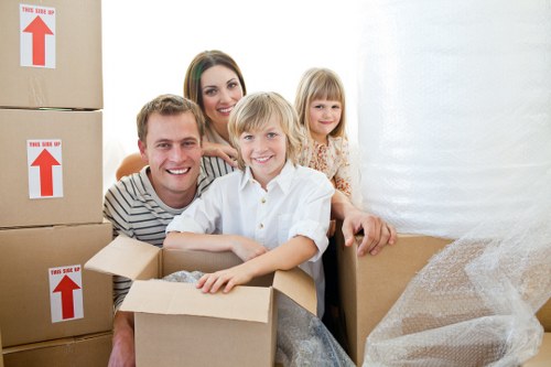 Local movers transporting furniture for a Coombe removal